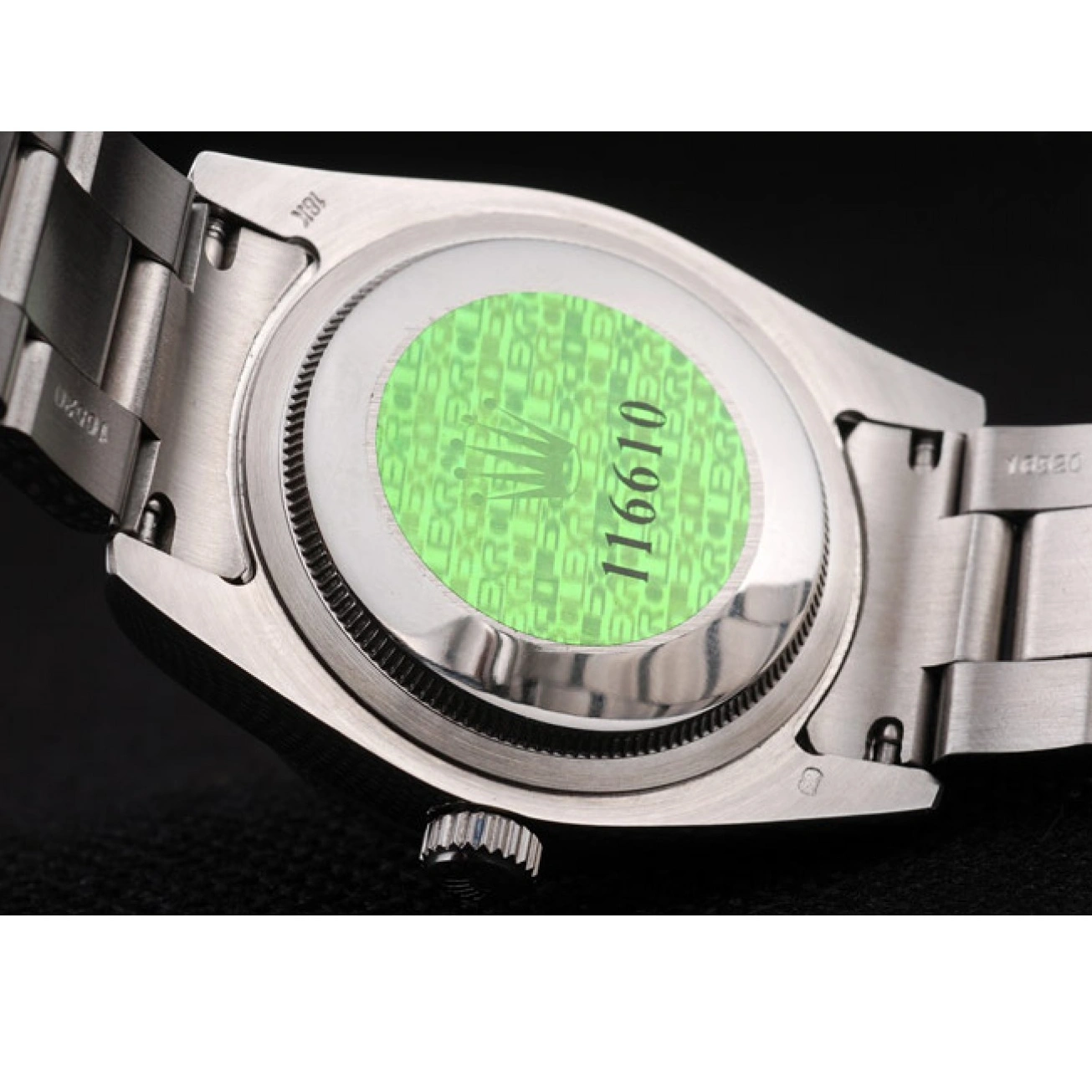 Aaa replica watch Polished Datejust Stainless Brown Steel Dial Diamond Flowers Plated Rolex 1025